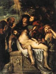 Peter Paul Rubens: Krisztus sírba tétele (Galleria Borghese) 